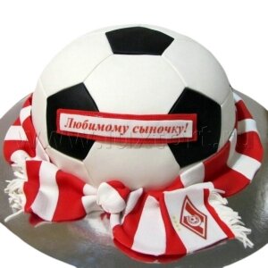 Торт Футбольный мяч Спартак