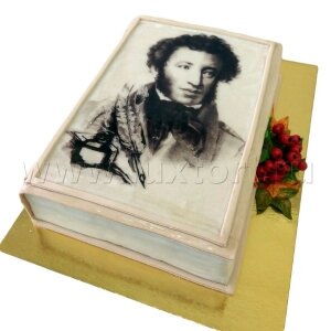 Торт Книга А.С.Пушкин Торт Книга А.С.Пушкин