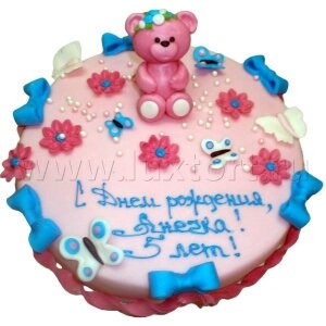 Торт с розовым Мишкой Торт с розовым Мишкой